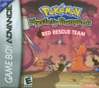 Pokemon Mystery Dungeon Red Rescue Team GameBoy Advance US box art